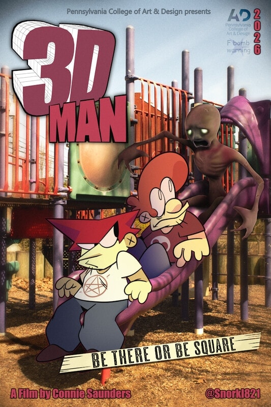 3D Man poster